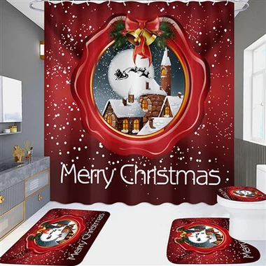 Da dej ntaub plaub plaub-daim Waterproof Perforation-dawb chav dej Hotel muab faib kab hlau rhuav Christmas DiversityShower ntaub plaub plaub-daim Waterproof Perforation-dawb chav dej Hotel muab faib kab hlau rhuav Christmas Diversity