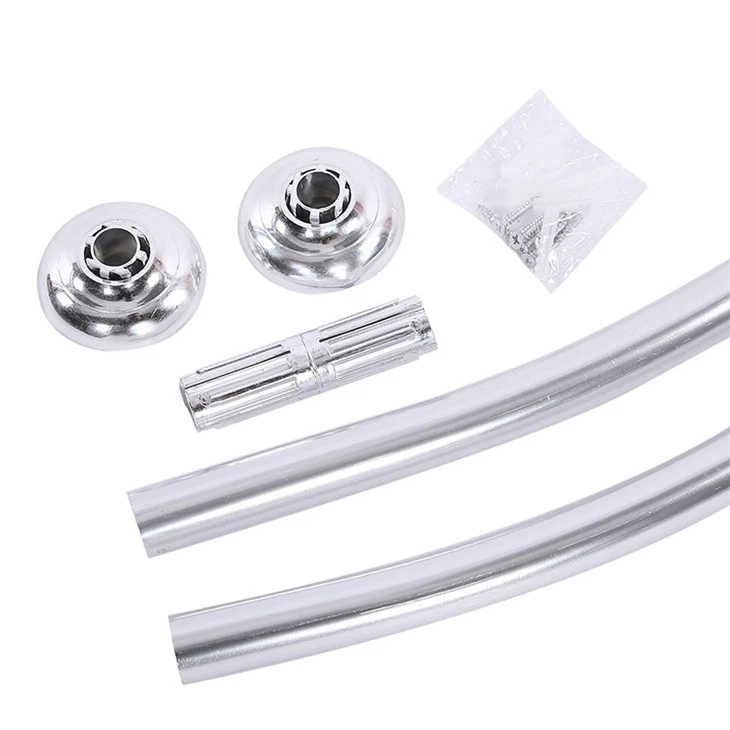 Curved Stainless Steel Shower Curtain Rod Rust-proof Durable Curtain Rod
